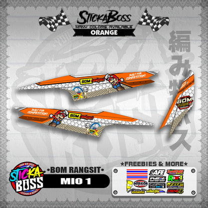 MIO 1 INDO DECALS ( BOM RANGSIT )【WITH FREEBIES】