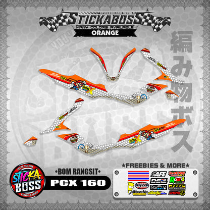 PCX 160 STICKER DECALS (BOM RANGSIT)【WITH FREEBIES】