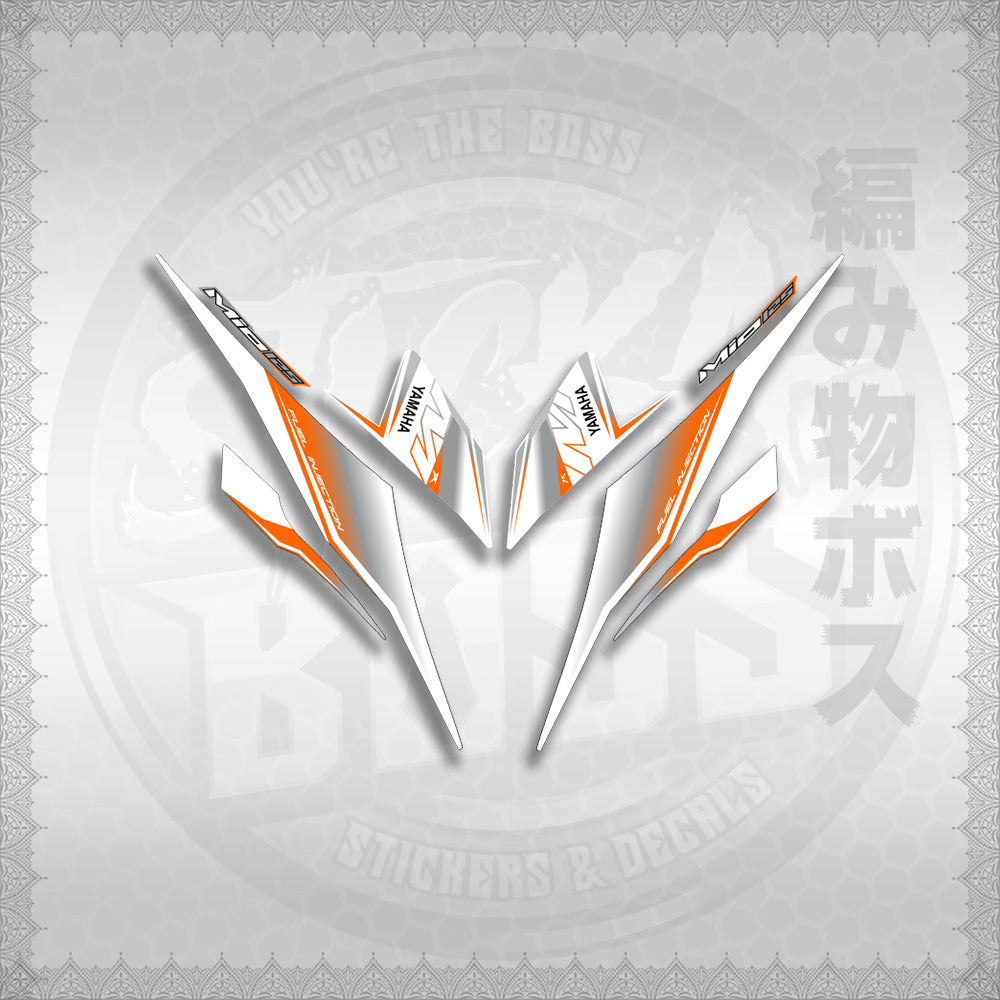 STICKER DECALS for MIO I 125 M3 (MIISTMOFOWH) By STICKABOSS (SOFIE LAMINATED WATERPROOF)