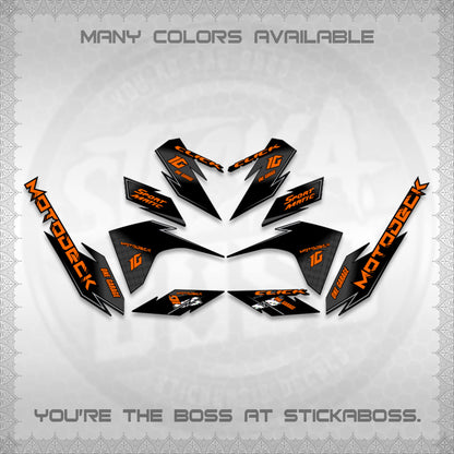 CLICK V3 DECALS (ONE GARAGE INSPIRED)STICKER DECALS BY STICKABOSS