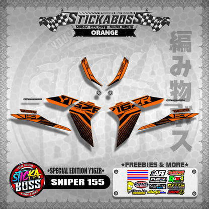 SNIPER 155 MALAYSIAN DECALS ( SPECIAL EDITION Y16ZR )【WITH FREEBIES】 MALAYSIA CONCEPT