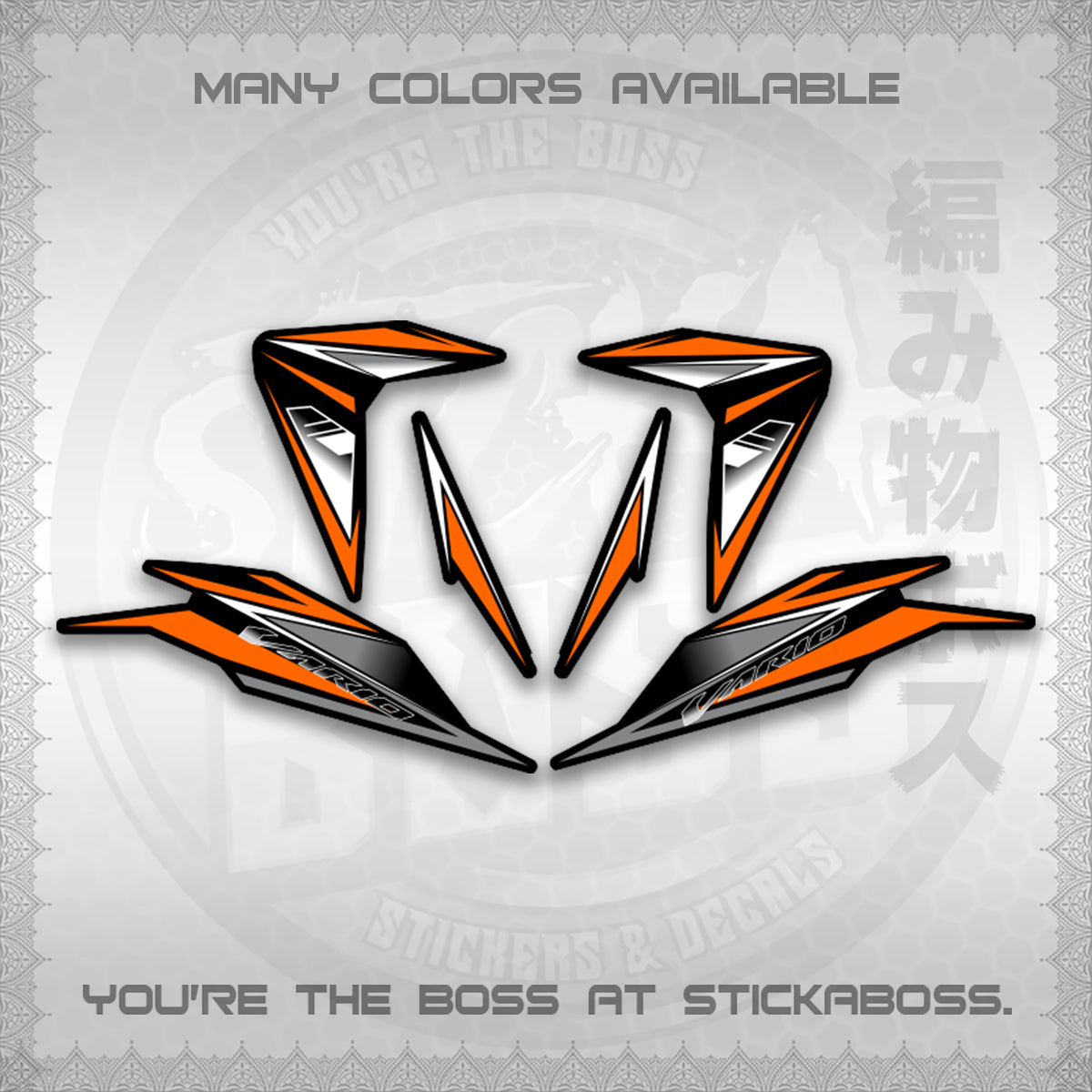 CLICK 125 V3 INDO CONCEPT ( SLASH BLADE VARIO ) STICKER DECALS By STICKABOSS