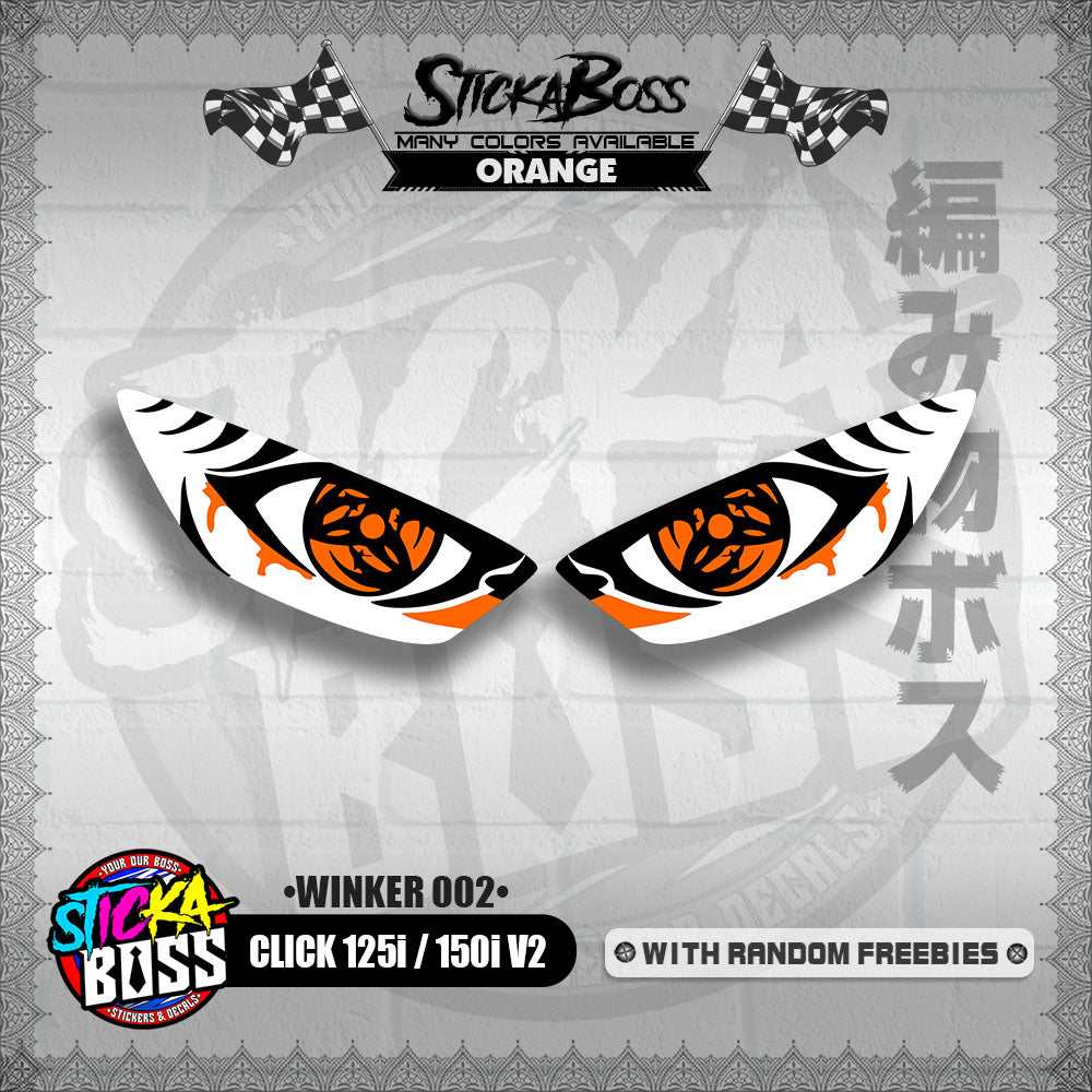 CLICK 125i / 150i V2 (WINKER 002) TRANSPARENT【WITH FREEBIES】