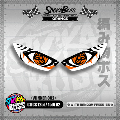 CLICK 125i / 150i V2 (WINKER 002) TRANSPARENT【WITH FREEBIES】