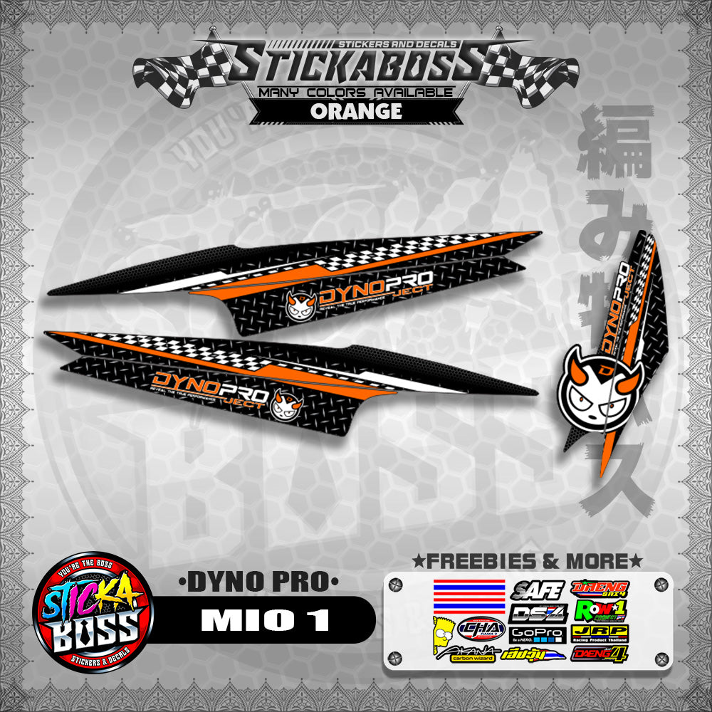 MIO 1 STICKER DECALS ( DYNO PRO )【WITH FREEBIES】