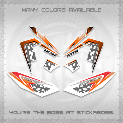 CLICK 125 V4 VIETNAM FOR WHITE DECALS (2026 TERBARU MOTIF DESIGN) STICKER KITS BY STICKABOSS