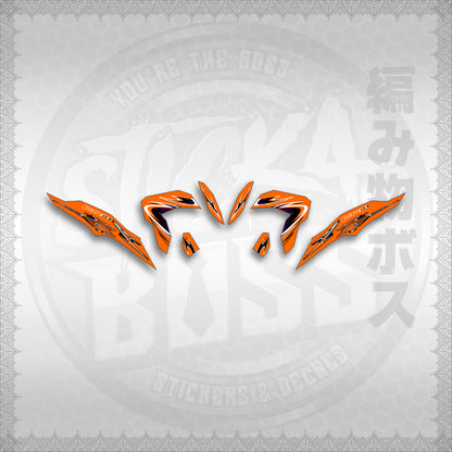 STICKER DECALS for CLICK 125 V3 (CV325LENEMOHO) By STICKABOSS (SOFIE LAMINATED WATERPROOF)