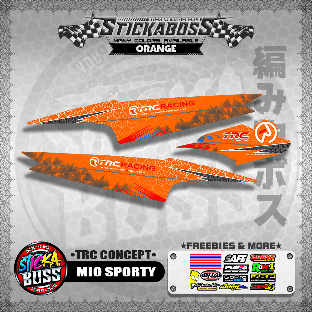 MIO SPORTY STICKER DECALS ( TRC CONCEPT )【WITH FREEBIES】