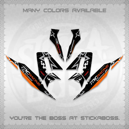 CLICK V4 DECALS (2026 TRC RACING DESIGN)STICKER DECALS By STICKABOSS