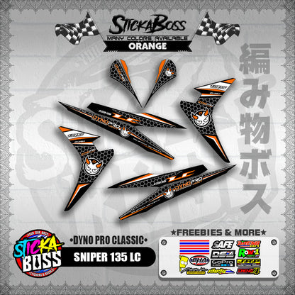 SNIPER 135 LC DECALS ( DYNO PRO CLASSIC )【WITH FREEBIES】