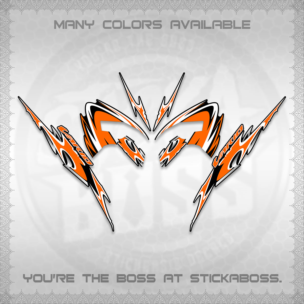 CLICK 125 V3 VARIO STRIPING DECALS (2026 NEW LED DESIGN) STICKER KITS By STICKABOSS