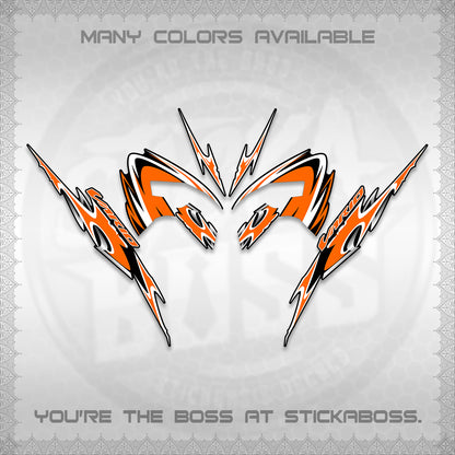 CLICK 125 V3 VARIO STRIPING DECALS (2026 NEW LED DESIGN) STICKER KITS By STICKABOSS
