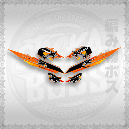 BEAT Fi V2 INDO CONCEPT ( TERBARU MOTIF ) STICKER DECALS By STICKABOSS