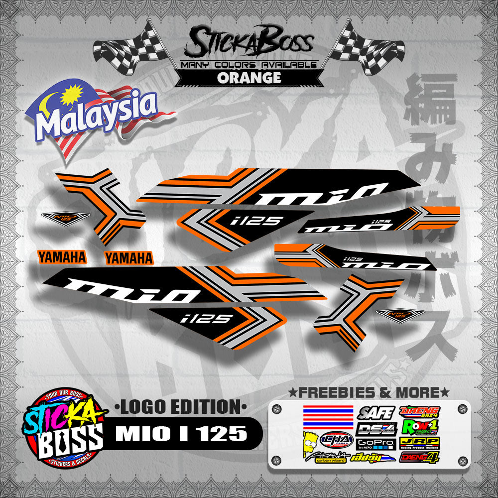 MIO I 125 MALAYSIAN DECALS ( LOGO EDITION )【WITH FREEBIES】