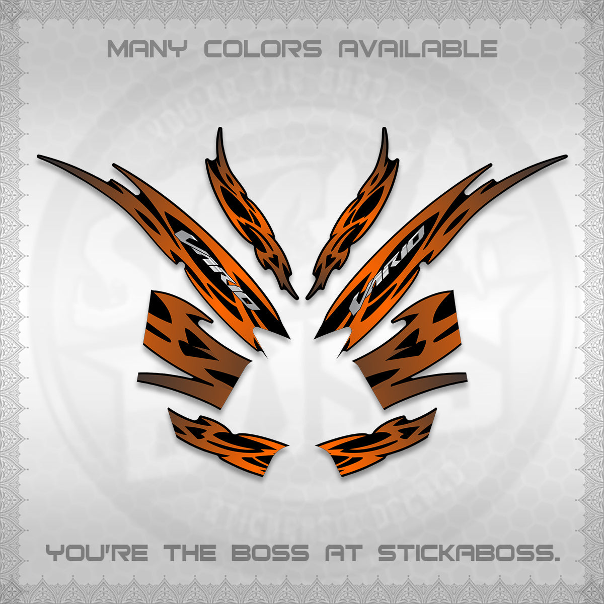 CLICK 125 V2 INDO STRIPING DECALS (2026 NUSANTARA MOTIF) STICKER DECALS By STICKABOSS