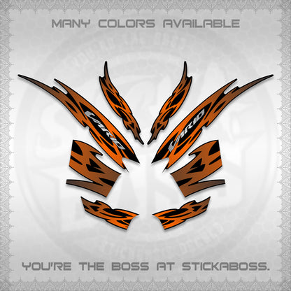 CLICK 125 V2 INDO STRIPING DECALS (2026 NUSANTARA MOTIF) STICKER DECALS By STICKABOSS