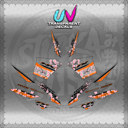 【PREMIUM UV PRINT】TRANSPARENT AEROX V3 ALPHA TURBO INDO-MALAYSIAN (AV3SAIN)【WITH FREEBIES】