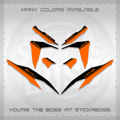CLICK V2 DECALS (TRUENO STYLE DESIGN) STICKER KITS BY STICKABOSS