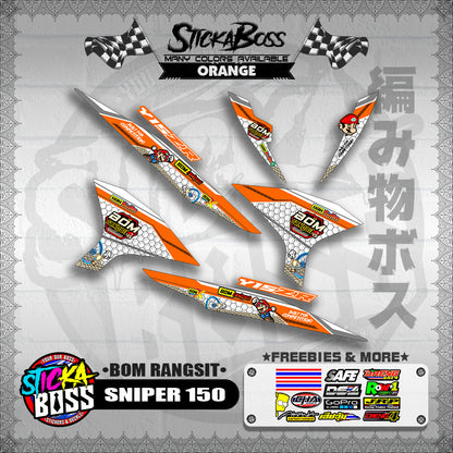 SNIPER 150 INDO DECALS ( BOM RANGSIT )【WITH FREEBIES】