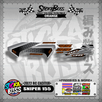 SNIPER 155 DECALS ( 2022 RC EXCITER )【WITH FREEBIES】