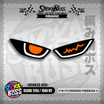CLICK 125i / 150i V2 (WINKER 006) TRANSPARENT【WITH FREEBIES】