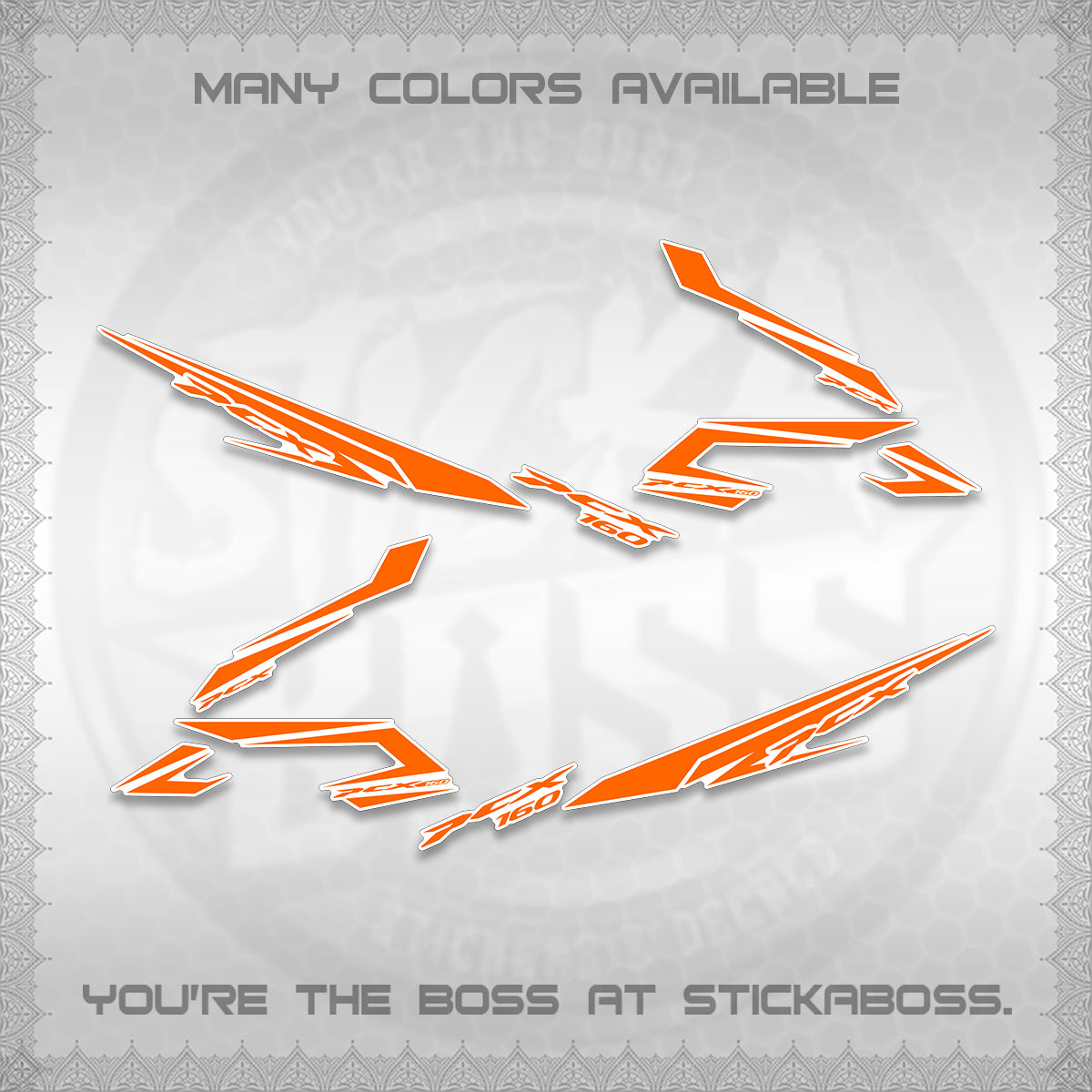 PCX  155160 INDO DECALS (NEW STRIPPING 09)STICKER DECALS By STICKABOSS