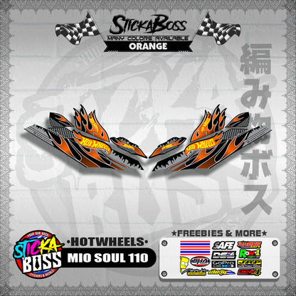 MIO SOUL 110 CARB OLD DECALS ( HOTWHEELS )【WITH FREEBIES】