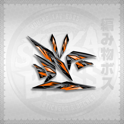 STICKER DECALS for BEAT 110 V2 (BV2INMASTMODE) By STICKABOSS (SOFIE LAMINATED WATERPROOF)