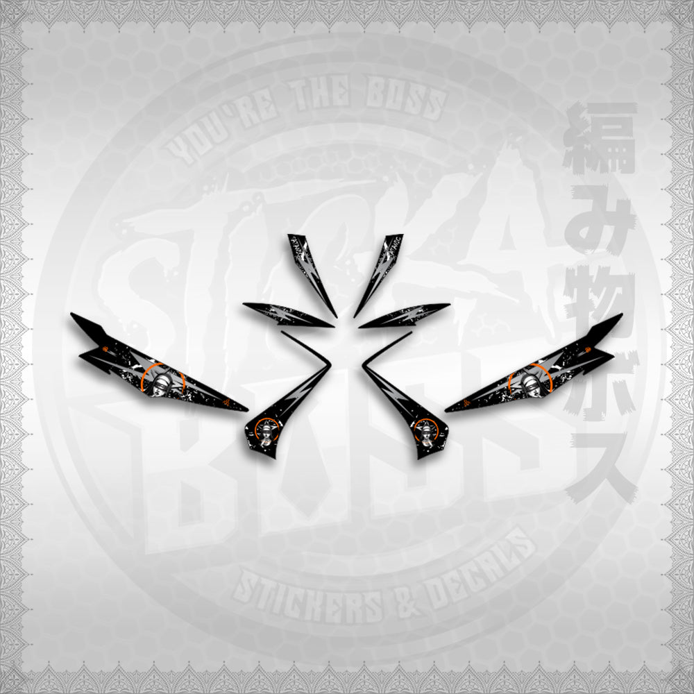 STICKER DECALS for MIO SOUL I CARB MALAYSIAN (MSILASA) By STICKABOSS (SOFIE LAMINATED WATERPROOF)