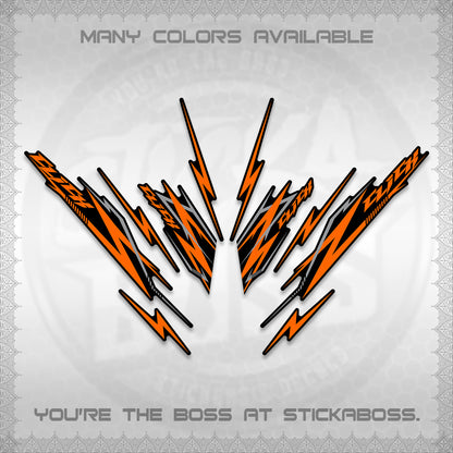 CLICK 125 V2 INDO DECALS (2024 CL 00-A8 STYLE) STICKER KITS By STICKABOSS