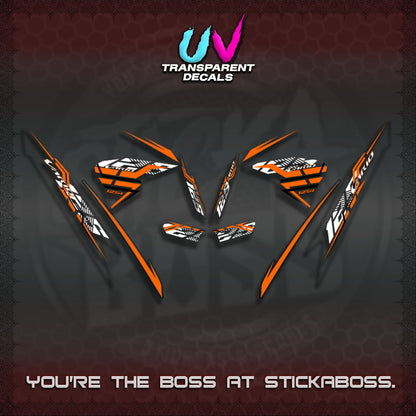 CLICK V2 VARIO UV TRANSPARENT DECALS (2026 SHARP LINES 01)STICKER DECALS By STICKABOSS
