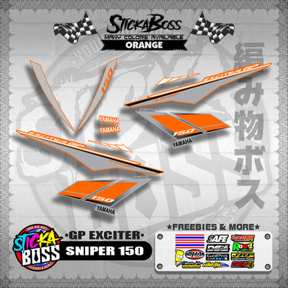 SNIPER 150 STOCK DECALS ( GP EXCITER )【WITH FREEBIES】