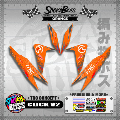 CLICK V2 DECALS ( TRC CONCEPT )【WITH FREEBIES】
