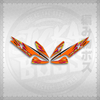 STICKER DECALS for MIO 1 (MIRPOXTH) By STICKABOSS (SOFIE LAMINATED WATERPROOF)