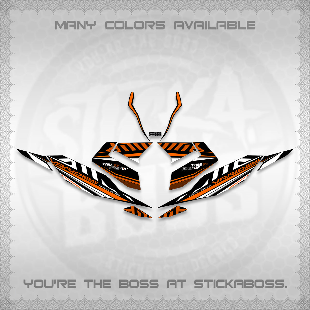CLICK 125 V4 VARIO DECALS (2026 VR0007 DESIGN) STICKER KITS By STICKABOSS