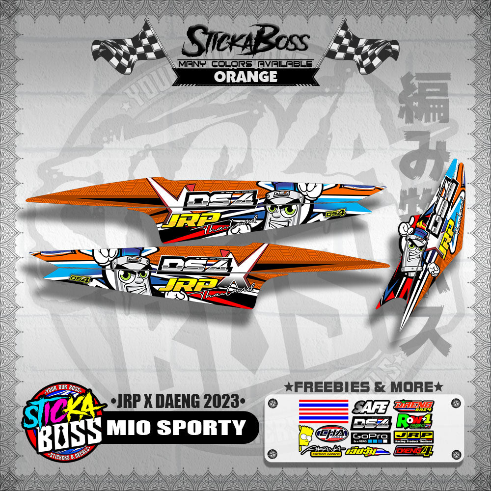 MIO SPORTY DECALS ( DAENG X JRP 2023 )【WITH FREEBIES】