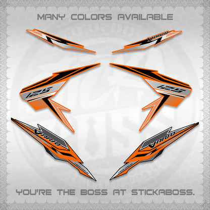 CLICK V2 VARIO DECALS (ATLAS APPOLO) STICKER DECALS By STICKABOSS