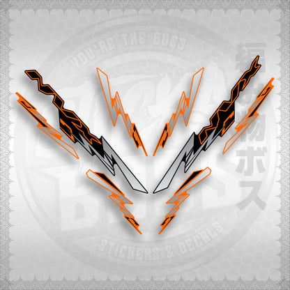 AEROX 155 V2 INDO-MALAY CONCEPT ( NVX ALPHA x OMEGA ) STICKER DECALS By STICKABOSS