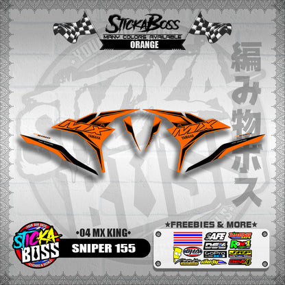 SNIPER 155 DECALS ( 04 MX KING )【WITH FREEBIES】