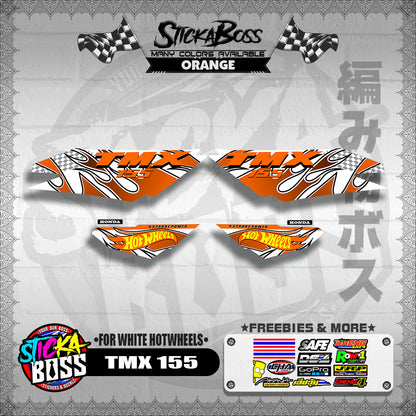 TMX 155 DECALS ( FOR WHITE HOTWHEELS )【WITH FREEBIES】