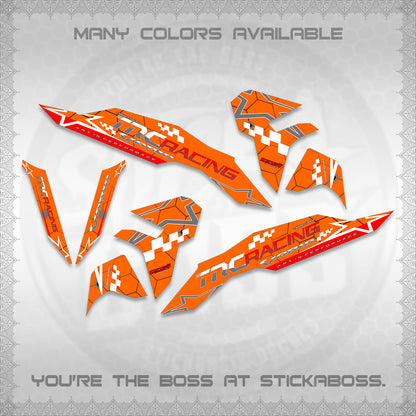 CLICK V3 DECALS (2026 TRC RACING DESIGN)STICKER DECALS By STICKABOSS