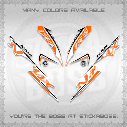 NMAX V1 THAI FOR WHITE DECALS (2020 DESIGN) STICKER DECALS By STICKABOSS