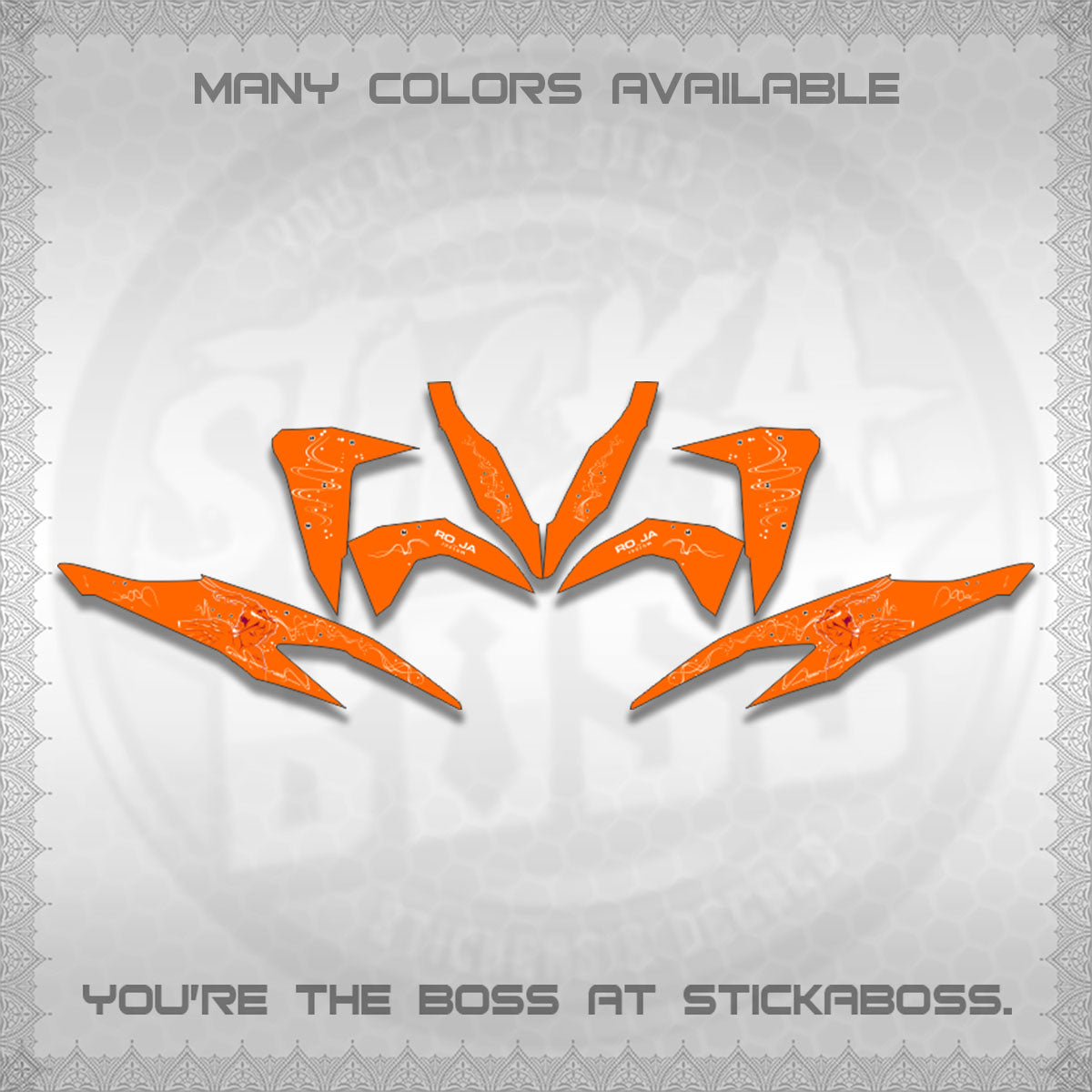 CLICK V2 DECALS (2F&2F 2026 DESIGN)STICKER DECALS BY STICKABOSS