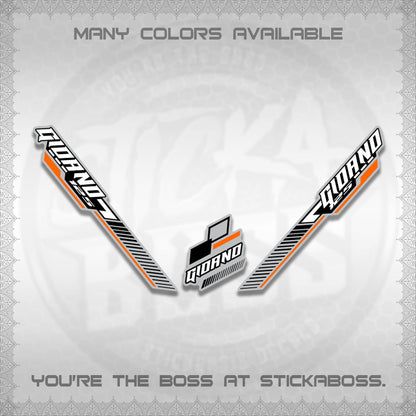 GIORNO DECALS (2026 RACING CAR  PATTERN)STICKER DECALS BY STICKABOSS