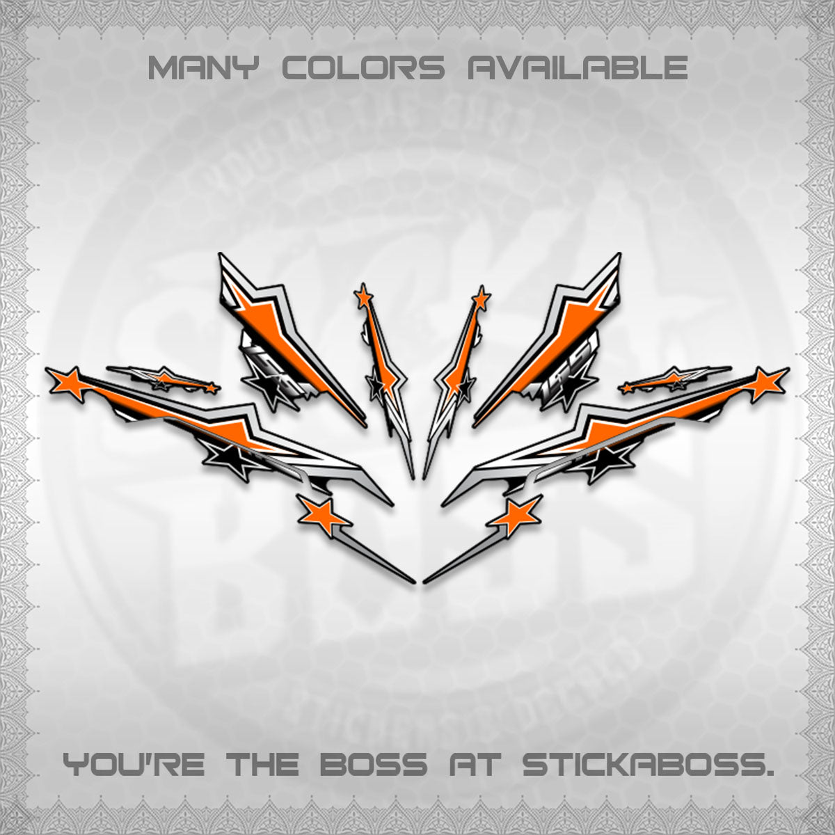 AEROX 155 V3 INDO DECALS (ALPHA TURBO 0004)STICKER DECALS By STICKABOSS