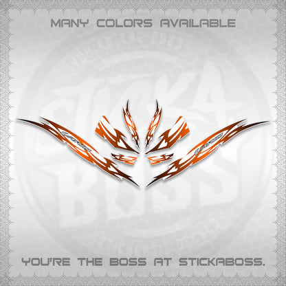 CLICK 125 V3 INDO VARIO FOR WHITE DECALS (2026 NUSANTARA STRIPING) STICKER DECALS By STICKABOSS