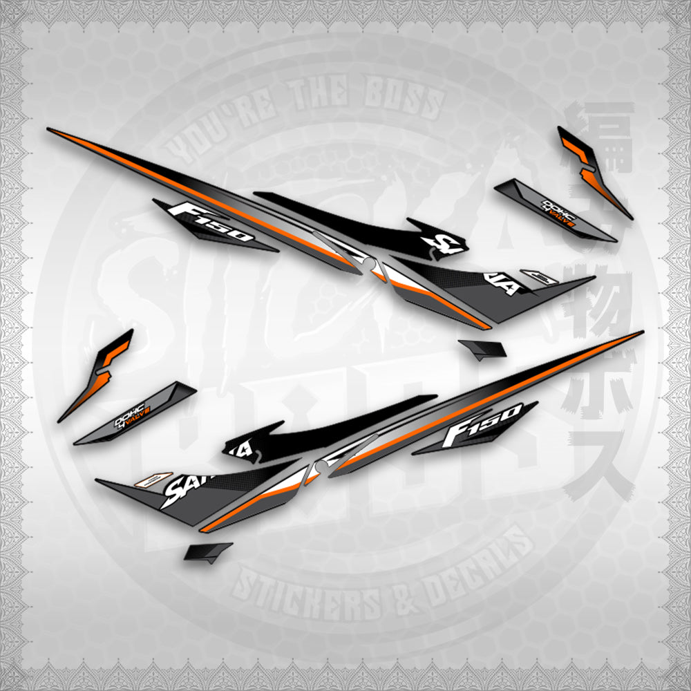 STICKER DECALS for RAIDER 150 REBORN CARB(RRCSATHDE)By STICKABOSS(SOFIE LAMINATED WATERPROOF)
