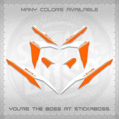 CLICK V2 FOR WHITE DECALS (TRUENO STYLE DESIGN) STICKER KITS BY STICKABOSS
