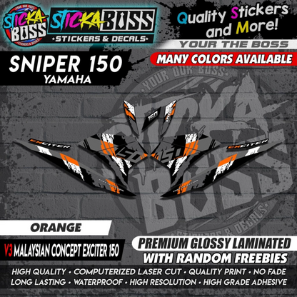 SNIPER 150 Decals 【 v3 Malaysian Concept EXCITER 150 】
