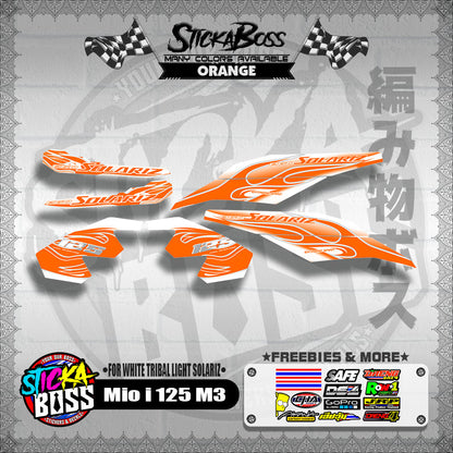 MIO I 125 M3 DECALS ( FOR WHITE TRIBAL LIGHT SOLARIZ )【WITH FREEBIES】